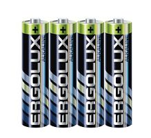 Батарейка Ergolux LR03 SR4 AAA  Alkaline  4шт.